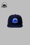 The Official Cult-Free Navy SnapBack Hat w/Royal Blue Stitching
