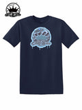 The Official Cult-Free Logo Ice Water Blue Short Sleeve T-shirt