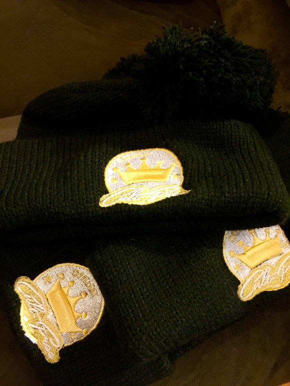 The Official Cult-Free Black w/Gold Winter Hat